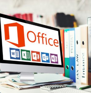 Image PC et logiciels Microsoft Office : Excel, Word, PowerPoint, Access